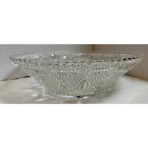 1940s Art Deco Federal Glass Bowl in Heritage Pattern